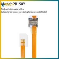 BVY  2FF SIM Standard Positive Reverse Extension Cord Mobile Phone Signal Extension Cord SIM Card Ex
