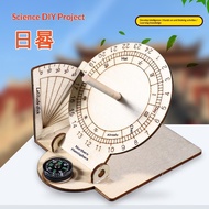 stem teaching aids sundial children's technology small production diy primary school students handma