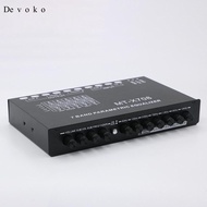 [Devoko] 7 Band Car Equalizer Subwoofer GAIN Control Car Stereo Tone Control 7 Band Parametric Equal