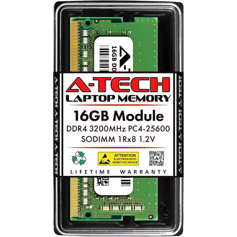 16GB Replacement or Lenovo 4X71D09535 | DDR4 3200MHz PC4-25600 SODIMM 1Rx8 1.2V Non-ECC 260-Pin SO-D