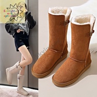 SO.Snow boots, fleece-lined warm cotton shoes, snow boots, tall snow boots, warm outdoor shoes