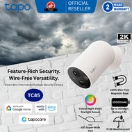 [2 Year Warranty] TP-Link 4MP/2K QHD Wire-Free Security CCTV 300 Days Battery Life AI Smart Camera T