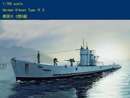 HobbyBoss 小號手 1700 德國 U-9C型 U艇 潛艇 潛水艇 潛艦 二戰 組裝模型 87007
