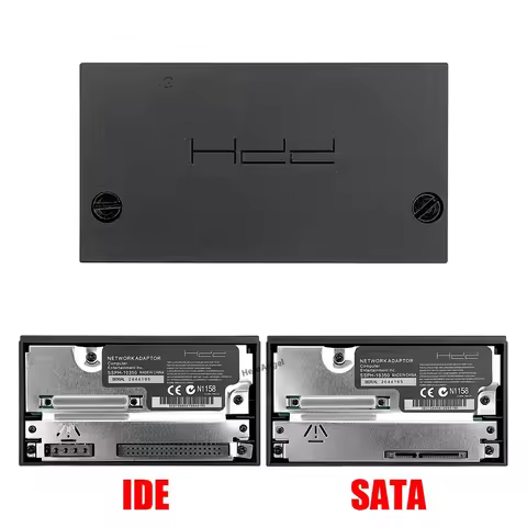 NEW Portable Network Adapter For PS2 SATA/IDE Interface Network Card 2.5/3.5 Inch SATA HDD Gaming Ac