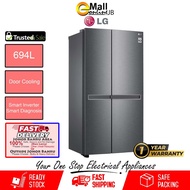 LG Refrigerator (694L) Inverter Multi Air Flow Side by Side Fridge GC-B257JQYL | GC-B257 | GCB257JQY
