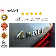 GB-Store 100%[Original] New 4MATIC Mercedes-Benz Car Logo, Car Emblem Rear Tail Box Word Logo