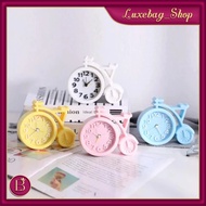 LB - Bicycle Table Clock Alarm Clock/ Alarm Clock/ Analog Clock/ Cute Clock/ Unique Clock/ Bicycle S