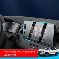 Car GPS Navigation Screen Protect Tempered Film For Honda HRV Vezel RV3 2023-2024 Auto Dashboard Dis