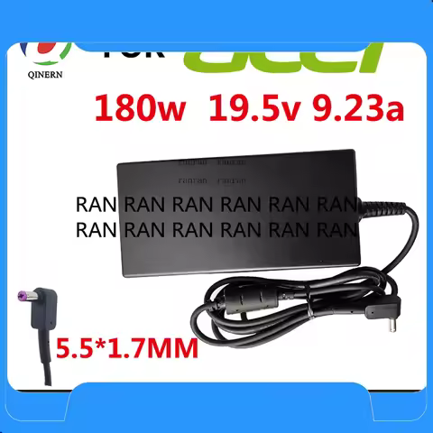 19.5V 9.23A 5.5*1.7MM 180W Laptop Adapter For Acer Aspire V17 Nitro 5 ADP-180MB K Predator Helios 30