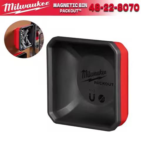 Milwaukee PACKOUT Magnetic Bin Drill Bit Storage Box Tool Box MILWAUKEE Power Tool Accessories 48-22