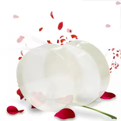 2/5/7pcs Natural Crystal Soap Active Enzyme Plant Extract Nipple Intimate Enzyme Bath Transparent Sh
