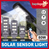 Lampu Solar Panel Outdoor / Lampu Jalan Tenaga Surya LED + Remote