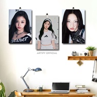 Kpop Babymonster Enami Asa Wooden Wall Poster / Aesthetic Decoration / Room Decoration /RZX|XXJFS