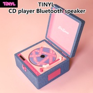 Tinyl cd Player Bluetooth Integrated Audio POPDAZZLE Y2K Retro cd Player Bluetooth Integrated Audio 