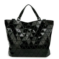 Glossy Black Issey Miyake BAOBAO 2-way Bucket Sling Bag/Shoulder Bag/Tote Bag