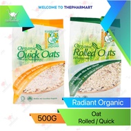 Radiant Organic Rolled Oats Radiant Organic Quick Oats (500G)