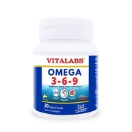 Vitalabs Omega 3 6 9 / Vitamin Omega 369 / Omega 3,6,9 / 30 Kapsul