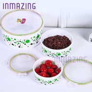 Inmazing Kitchen 3 Pcs Set Storage Box Plastic Container Fresh Food Lock Sealed Lid Tupperware Lelon