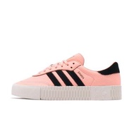 Adidas W  Samba Platform heighten shoes  Rose shoes - Pink orange 愛迪達增高 厚底休閒鞋  鬆糕鞋 玫瑰粉橘 23-24cm