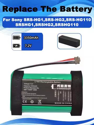 LIS2213 Replacement Speaker Battery For Sony SRS-HG1 SRS-HG2 SRS-HG110 SRSHG1 SRSHG2 SRSHG110 Blueto