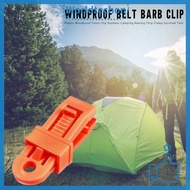 ღ worldtechon ღ  au- Windproof Tent Clip Outdoor Awning Tarp Clamp Tighten Gripper (Red)