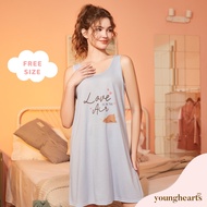 Young Hearts Young Curves Love is in the Air Sleeveless Sleep Dress C01-P01249