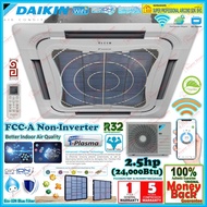 Daikin Ceiling Cassette Air conditioner FCC60AV1MF 2.5hp R32 Non Inverter ((Smart Control WiFi))