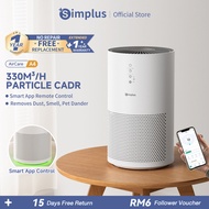 Simplus Air Purifier | 330m³/h CADR | Suitable 30-40m²丨35dB Ultra-Quiet | Removes Dust, Smell, Pet D