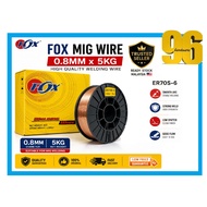 96HARDWARE FOX MIG Welding Wire ER70S-6 0.8mm 5KG CO2 Mild Steel Welding Wire