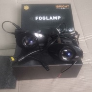 A pair of lanpu poglamp ibright ze80 2inch blue lens honda