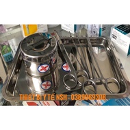 ️(05 Dishes] Household Wound Cleaning Medical Kit, Stainless Steel Medical Kit For Family Wound Cleaning