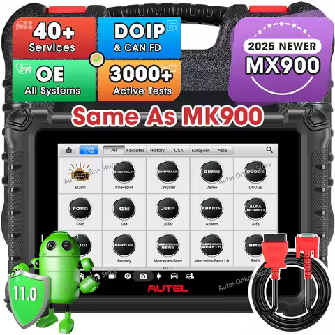 Autel MaxiCheck MX900 Automotive Diagnostic Tool OBD2 Scanner Code Reader Support CANFD/DoIP Same as