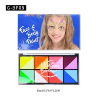สีเพ้นท์หน้า รับไว1-2วัน สีเพ้นท์หน้าปาร์ตี้แฟนซี สีน้ํามันสําหรับเพ้นท์ร่างกาย 12 สี 20 สี