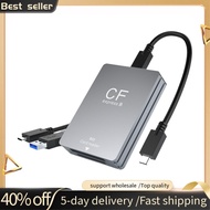 2 in 1 CFexpress Type B SD Card Reader CFExpress Card Reader USB 3.2 10Gbps Dual-Slot with USB C to 