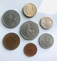 Tiền xu của Anh bộ 7 xu