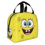 SpongeBob Lunch Bag Lunch Box Bag Insulated Fashion Tote Bag Lunch Bag for Kids and Adults