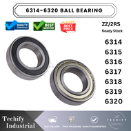 6314 6315 6316 6317 6318 6319 6320 DEEP GROOVE BALL BEARING ZZ/2RS METAL SHIELDED RUBBER SHIELDED