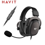 HAVIT H2002d Wired Gaming Headones 3.5mm Surround Sound Overear Headset with Pluggable Microone PC Laptop PS5 Switch Gam
