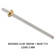 Eelic Sep-Murt12Lp2Mm Linear Screw Rod T12 Lead 2Mm Mix Screw Rod