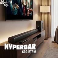 VF Hyperbar 600 BTRW 240W Soundbar with 6.5" Wireless SubWoofer Karaoke Bluetooth TV Speaker Audio P