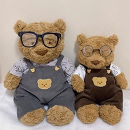 [High-Quality Baby Clothes] jellycat Bear Clothes Bear Doll Overalls Teddy Bear T-Shirt Christmas Doll Clothes 20cm Teddy Bear Baby Clothes 40cm Baby Clothes Cotton Doll Clothes Birthday Small Gifts Anniversary Gifts for Girls Practical Exchange Gifts Cat
