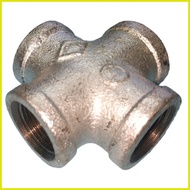 ۩ ☽ ▥ Meisons GI CROSS TEE 1/2" THREADED SCH40 STANDARD