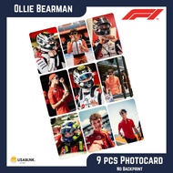 F1 Driver Ollie Oliver Bearman Fanmade Photocard [No Backprint]