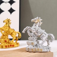 gongjing3 Creative Brass Horse And Monkey Cute Statue Key Chain Pendant Home Office Desktop Ornament