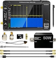 AURSINC TinySA Ultra+ ZS406 Spectrum Analyzer with 50W Attenuator, 2025 Upgraded 100kHz-5.4GHz V0.4.