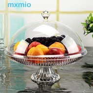 MXMIO Sampling Tray With Lid Afternoon Tea Exhibition Food Transparent High Feet Dustproof Dessert S