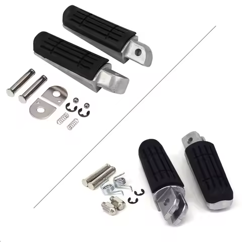 Motorcycle Front Rear Footrest FootPegs Pedal For Yamaha FZ400 FZ600 FZS600 FZS1000 FZ1000 FZ8 FZ6 F