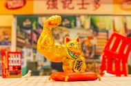 TOP TOY大力招財貓系列盲盒/ 單入隨機款