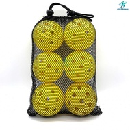 40 Hole Pickleball Balls - 74mm PE Injection Molded, Durable Pickleball For Games & Practice Pickleb