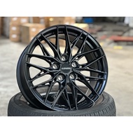 NEW 17X7.5J Lenso Yeti Rim (set of 4) Satin Black 5X114.3 for Civic Camry Lancer CX3 CX30 CX5 X50 X7